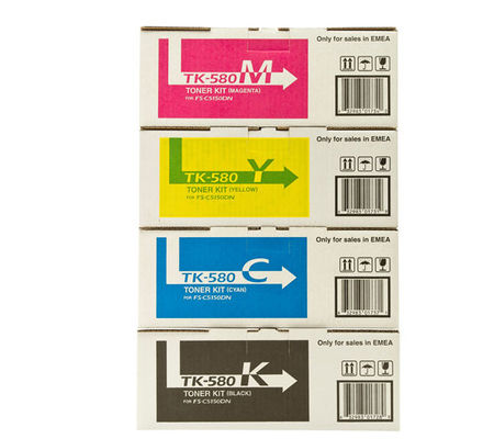 Kyocera TK580 BK Ecosys Toner Pack 4 Compatible Ecosys P6021 / P6021CDN Printer