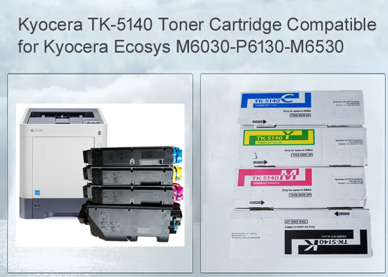 Kyocera TK 5140 CMYK Generic Toners with Value Pack for your Printer Ecosys M6030cdn