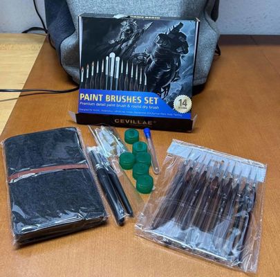 Long Lasting Hobby Paint Brushes For Models Tabletop Wargaming