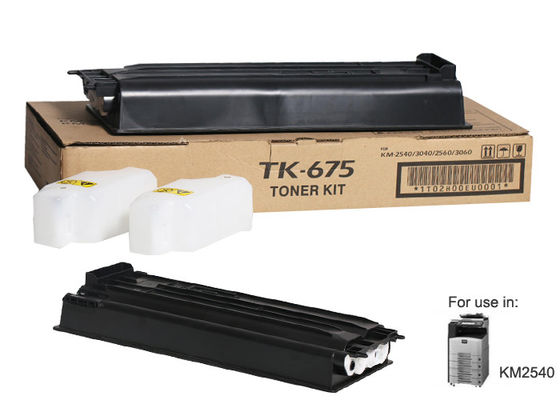 21000 Pages Kocera KM 2560 Laser Toner Cartridge TK675 for KM 2540 / 3040 / 3060