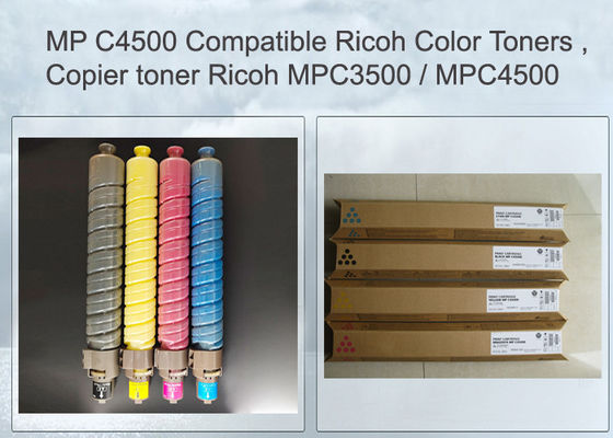 MPC4500 Copier Ricoh Toner Cartridge For Aficio MPC3500 4 Sets