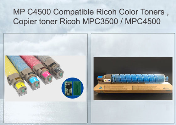 4 Pack Copier Toner Cartridge Compatible Ricoh MPC4500 Toner Cartridge