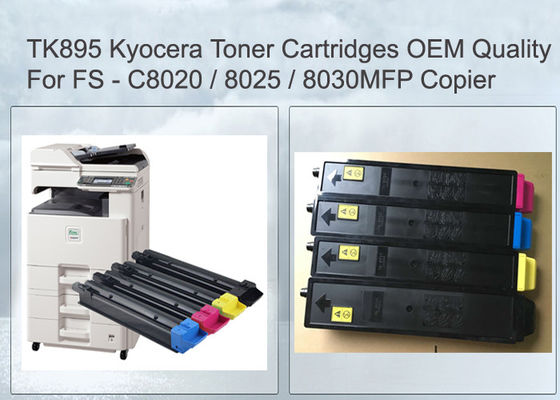 Kyocera TK-895 Premium Quality Color Laser Toner Cartridge Rainbow Pack