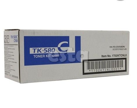 TK580 Kyocera Toner Cartridges FS - C5150DN 4- Pack Black / Cyan / Magenta / Yellow