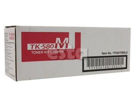 TK580 Kyocera Toner Cartridges FS - C5150DN 4- Pack Black / Cyan / Magenta / Yellow