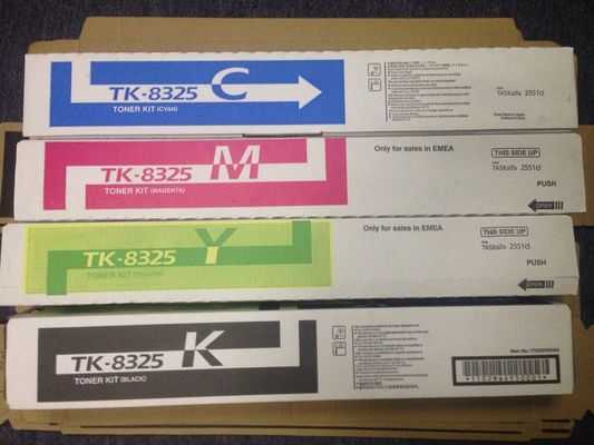 Kyocera Taskalfa 2551ci Toner TK8325 C M Y K Color Toner Cartridge Wich Chip