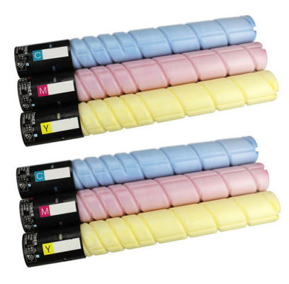 Cyan TN - 321 by Konica Minolta C224 CMYK Color Laser Toner Full Set