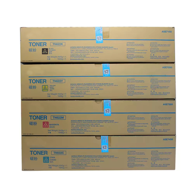 Konica Minolta TN622 Toner Set CYMK for BIZHUB PRESS C1085 6085 6110 C1100