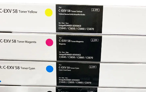 C-EXV58 Copier Toner for imageRUNNER ADVANCE DX C5800 Series Black 71000 pages