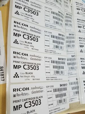 CMYK Color Copier Toner Cartridge Compatible Ricoh Mpc3003 / Mpc3503