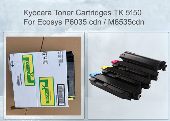 KYOCERA TK-5150Y TONER CARTRIDGE 1T02NSANL0 FOR ECOSYS 6535, 4 PCS PER SET 10K PAGES