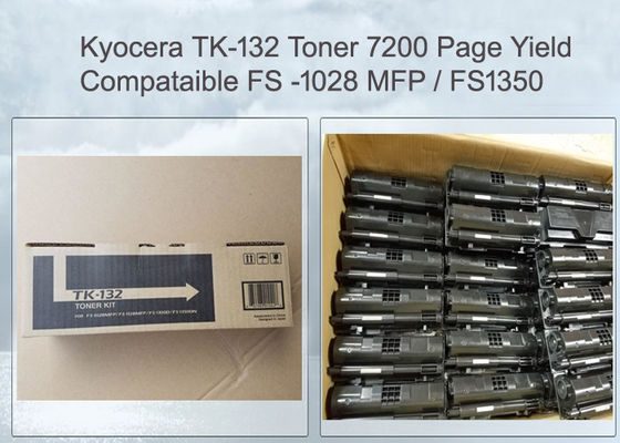 Kyocera TK-132 Copier Toner Cartridge Black Laser - 7200 Pages / 1 Each