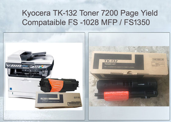 Kyocera TK-132 Copier Toner Cartridge Black Laser - 7200 Pages / 1 Each