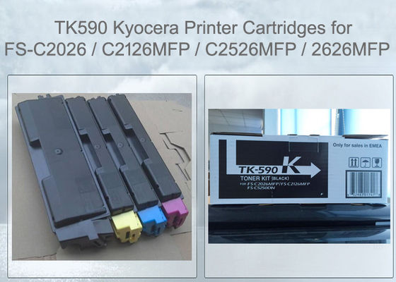 Kyocera TK590K Toner Cartridge Black For FS-C2526 C2626 M6026 M6526