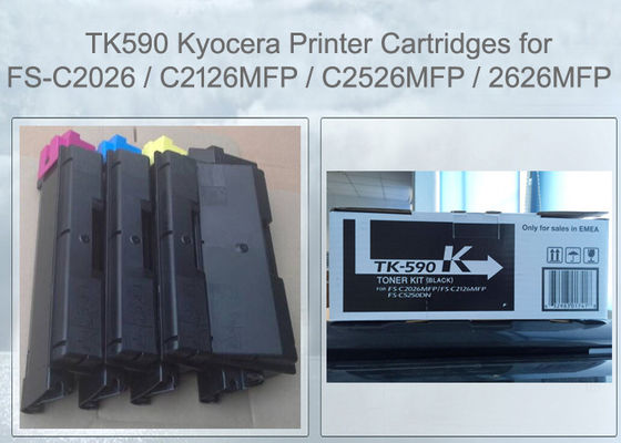 Kyocera TK590K Toner Cartridge Black For FS-C2526 C2626 M6026 M6526