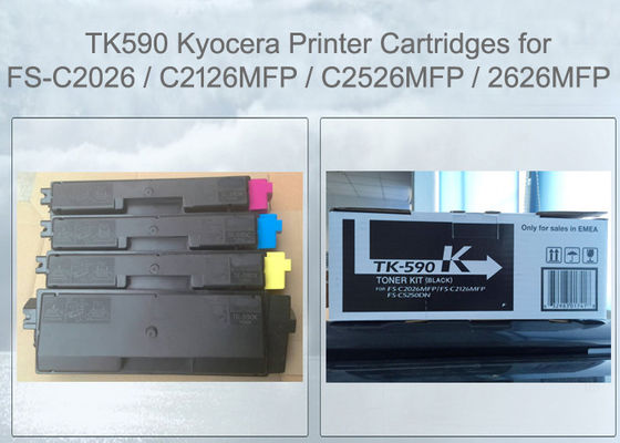 Kyocera TK590K Toner Cartridge Black For FS-C2526 C2626 M6026 M6526