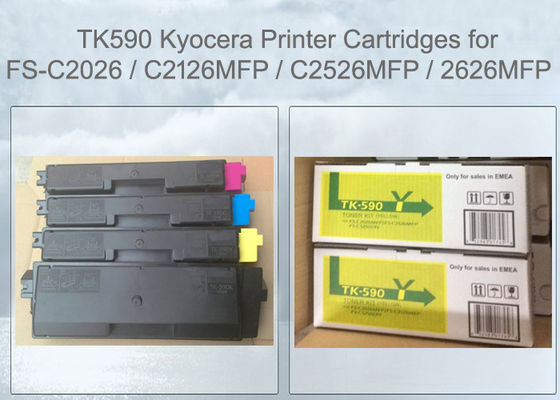 Kyocera TK590Y Toner Cartridge Yellow FS-C2526 C2626 M6026 M6526 Compatible