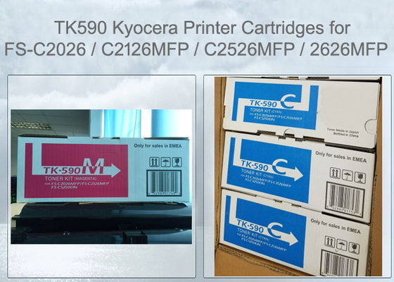 Kyocera TK590M Toner Cartridge Magenta For FS-C2526 C2626 M6026 M6526 Original