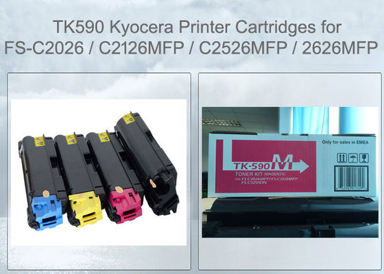 Kyocera FS-C2026MFP Copier Toner Cartridge For Kyocera Mita TK590 CMYK EU Version