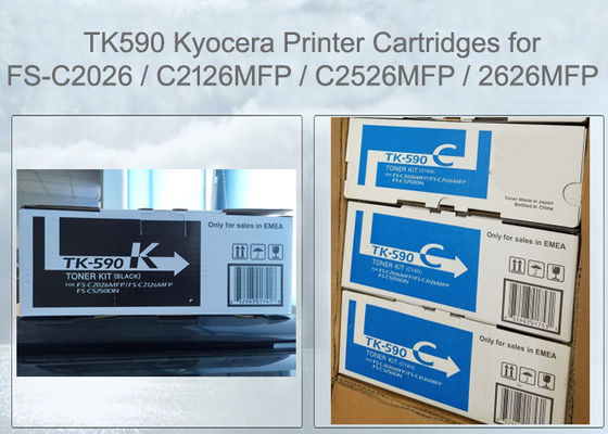 Kyocera FS-C2026MFP Copier Toner Cartridge For Kyocera Mita TK590 CMYK EU Version