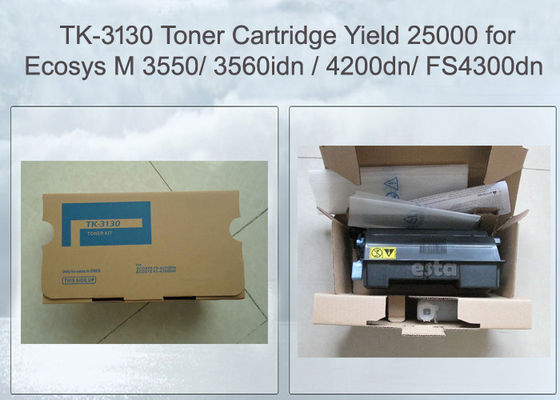 25000 Pages Kyocera Toner Cartridge TK-3130 For ECOSYS M3550idn