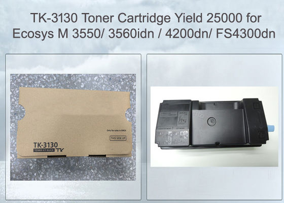 Compatible Black TK3130 Kyocera Printer Toner Cartridges For Kyocera ECOSYS M3550idn