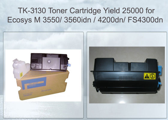 Compatible Black TK3130 Kyocera Printer Toner Cartridges For Kyocera ECOSYS M3550idn
