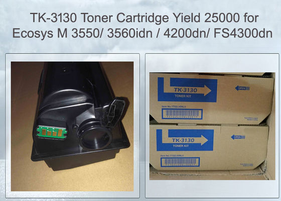 Compatible Black TK3130 Kyocera Printer Toner Cartridges For Kyocera ECOSYS M3550idn