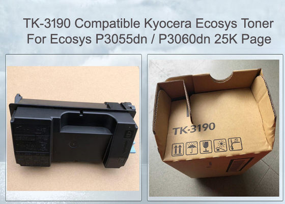 25000 Pages Kyocera ECOSYS Toner P3060dn / P3055dn Printers Toner Cartridge TK3190