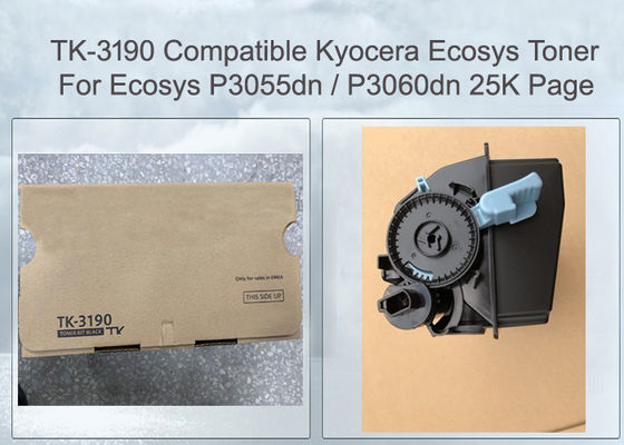 25000 Pages Kyocera ECOSYS Toner P3060dn / P3055dn Printers Toner Cartridge TK3190