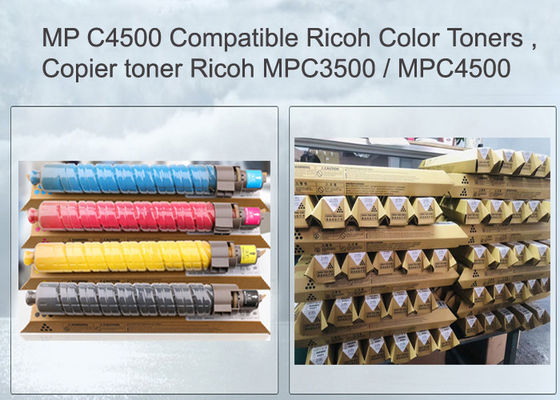 MPC4500 Copier Ricoh Toner Cartridge For Aficio MPC3500 4 Sets