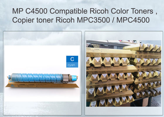 Compatible Ricoh Cyan Printer Toner Cartridge For Use In Ricoh MPC3500 / MPC4500