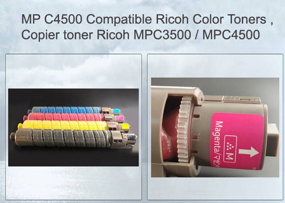 4 Pack Copier Toner Cartridge Compatible Ricoh MPC4500 Toner Cartridge