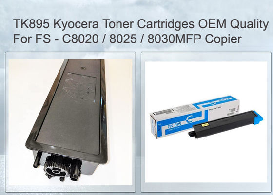 Kyocera Mita TK-895C Kyocera Toner Cartridge Cyan FS-C8020 FS-C8025 Single Package