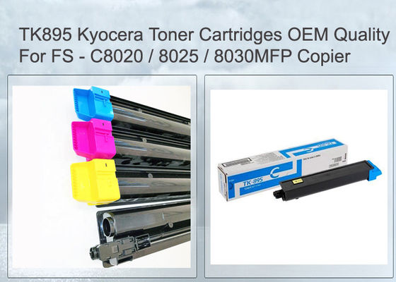 Kyocera Mita TK-895C Kyocera Toner Cartridge Cyan FS-C8020 FS-C8025 Single Package