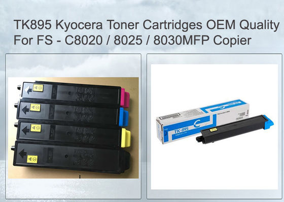 Kyocera Mita TK-895C Kyocera Toner Cartridge Cyan FS-C8020 FS-C8025 Single Package