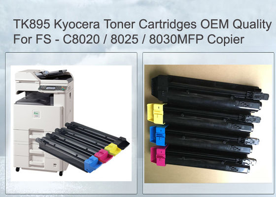 Kyocera TK-895 Premium Quality Color Laser Toner Cartridge Rainbow Pack