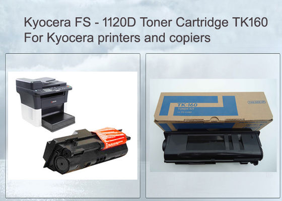 TK160 Kyocera FS1120D Printer Toner Cartridge Black 1T02LY0NLC 2500 Pages