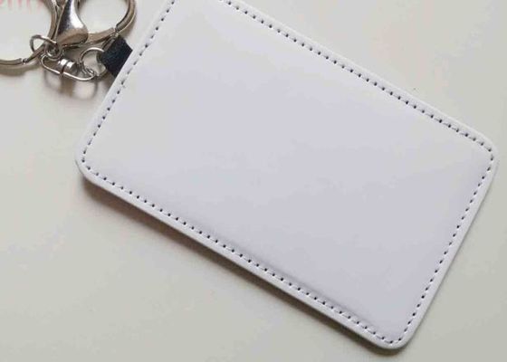 Leather Sublimation Blank Products Car Keychain Holder With Card Sleeves