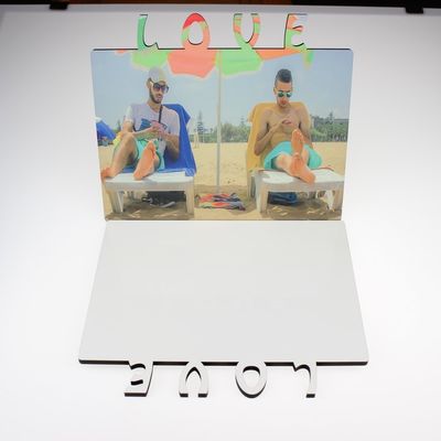 Sublimation Blank DIY Wooden Photo Frames Love MDF Frame Photo Gift Painting