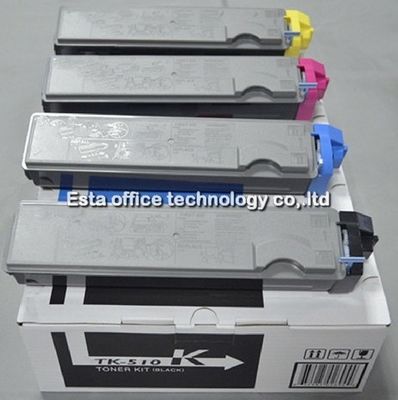 Color TK 510 Laser Toner Cartridge Rainbow For Kyocera FS C5025 / 5020 / 5030N