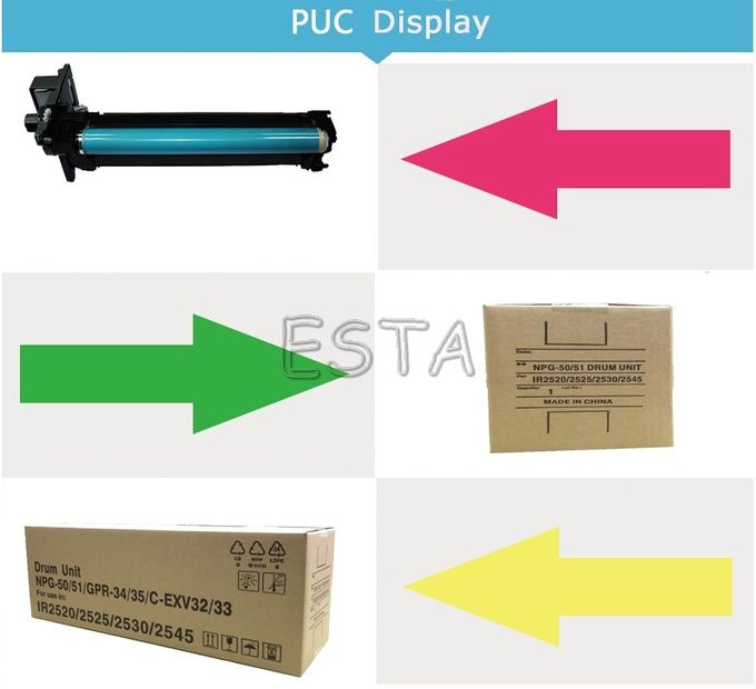 Drum Photoconductor Unit EXV 32 / 33 / NPG 50 / 51 For Canon IR2520
